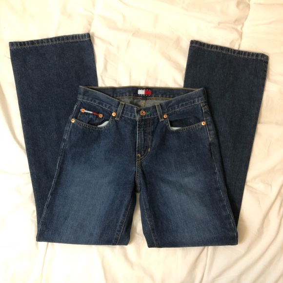 Tommy Hilfiger Blue Flared Denim Jeans - Picture 1 of 6